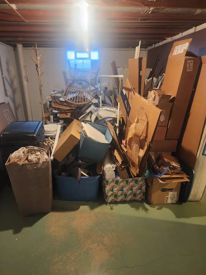 Roll-off dumpster container at job site for Construction Dumpster Rental in Page